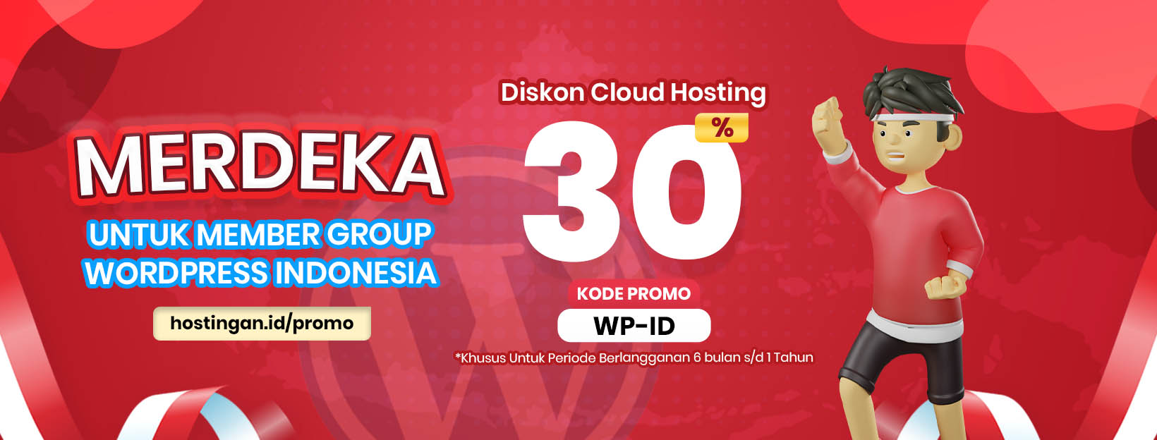 MERDEKA Diskon 30% Cloud Hosting Untuk WordPress Indonesia User