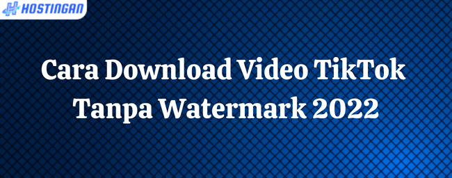 Cara Download Video TikTok Tanpa Watermark 2022