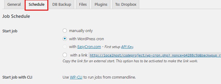Cara Setting Plugin BackWPup WordPress 3
