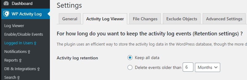 Cara Setting Plugin WP Activity Log